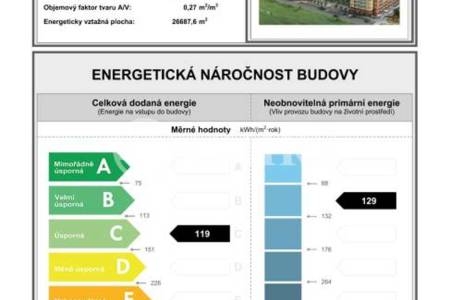 Pronájem bytu 3+kk s terasou a 2x garážovým stáním, OV, 72m2, ul. Voskovcova 1130/28, Praha 5 - Hlubočepy