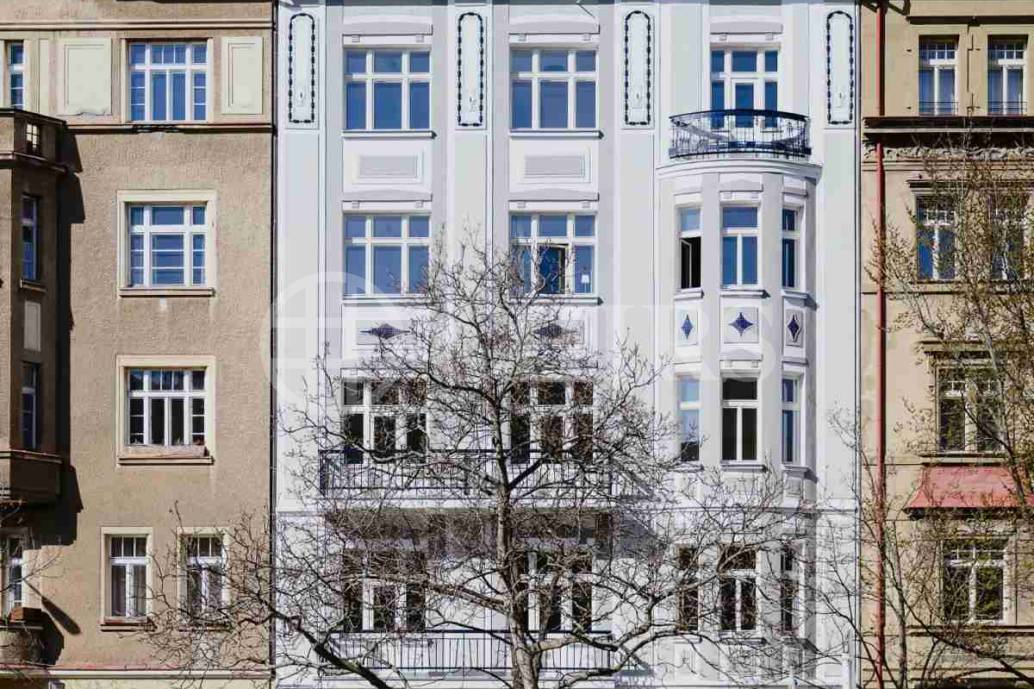 Prodej rozestavěné bytové jednotky - mezonet  3+kk, balkon, OV, 105,3 m², ul. Na Výšinách 900/8 - Praha 7 - Bubeneč
