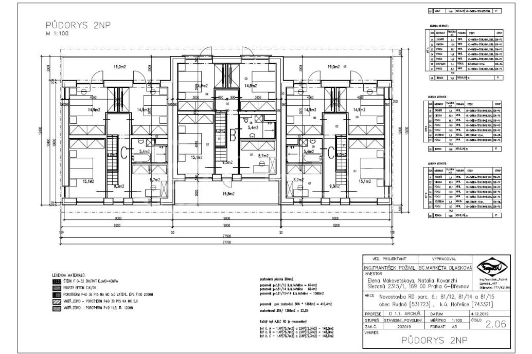 Prodej ubytovacího zařízení 18+3, 435m², pozemek 1.369m², ul. Masarykova 1586/230, Rudná u Prahy