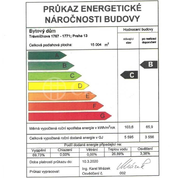 Prodej bytu 3+kk s lodžií, DV, 82m2, ul. Trávníčkova 1768/13, Praha 5 - Luka