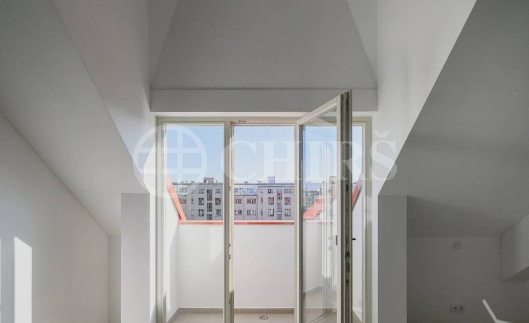Prodej rozestavěné bytové jednotky - mezonet  3+kk, balkon, OV, 105,3 m², ul. Na Výšinách 900/8 - Praha 7 - Bubeneč