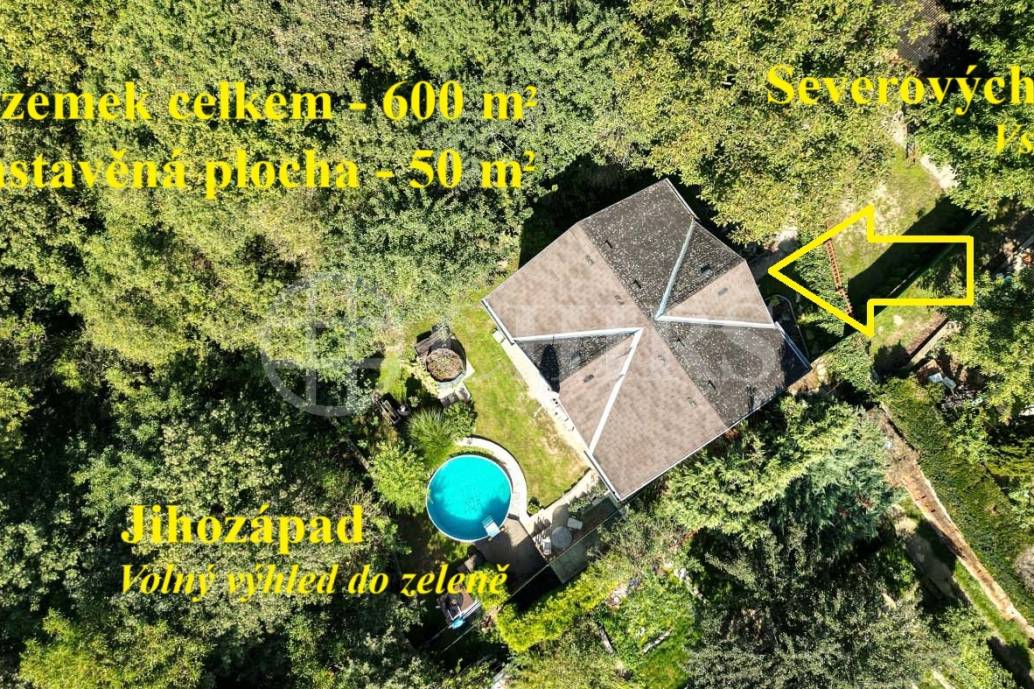 Prodej rodinného domu, 88m2, pozemek 600m2, ul. Slunná 492, Statenice