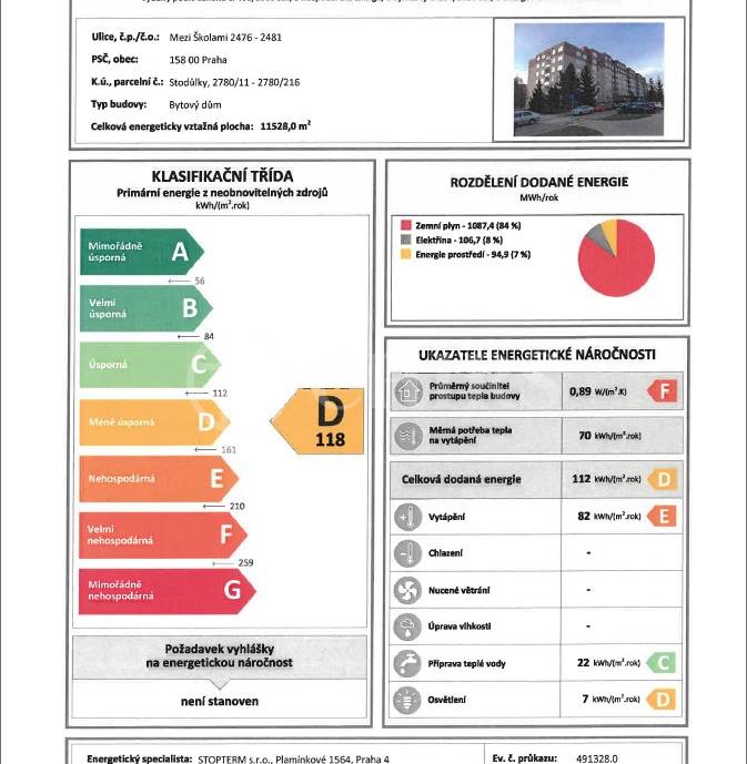 Prodej bytu 3+1 s lodžií, OV, 71m2, ul. Mezi Školami  2478/23, Praha 5 - Stodůlky