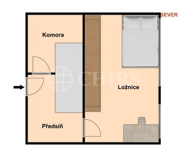 Prodej bytu 4+kk s lodžií, OV, 114m2, ul. V Hůrkách 2095/15, Praha 5 - Hůrka