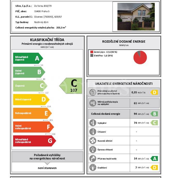 Prodej rodinného domu 5+kk s bazénem a garáží, ul. Za Farou 810/79, Praha 5 - Slivenec