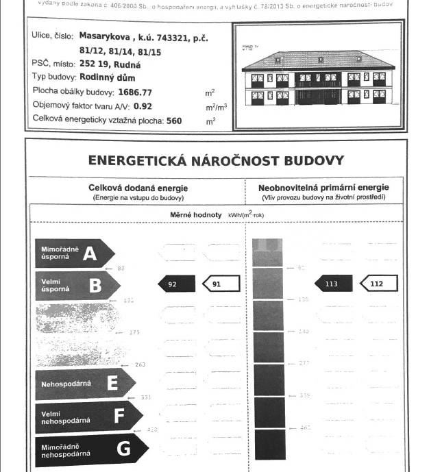 Prodej bytu 6+kk se zahradou, OV, 146m2, ul. Masarykova 1586/230, Rudná u Prahy