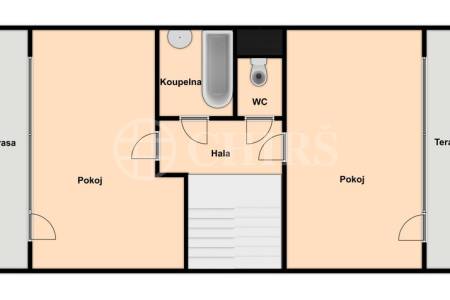 Pronájem bytu 4+kk s balkonem a dvěma terasami, OV, 115m², ul. Sluneční náměstí 2562/2, Praha 5 - Hůrka